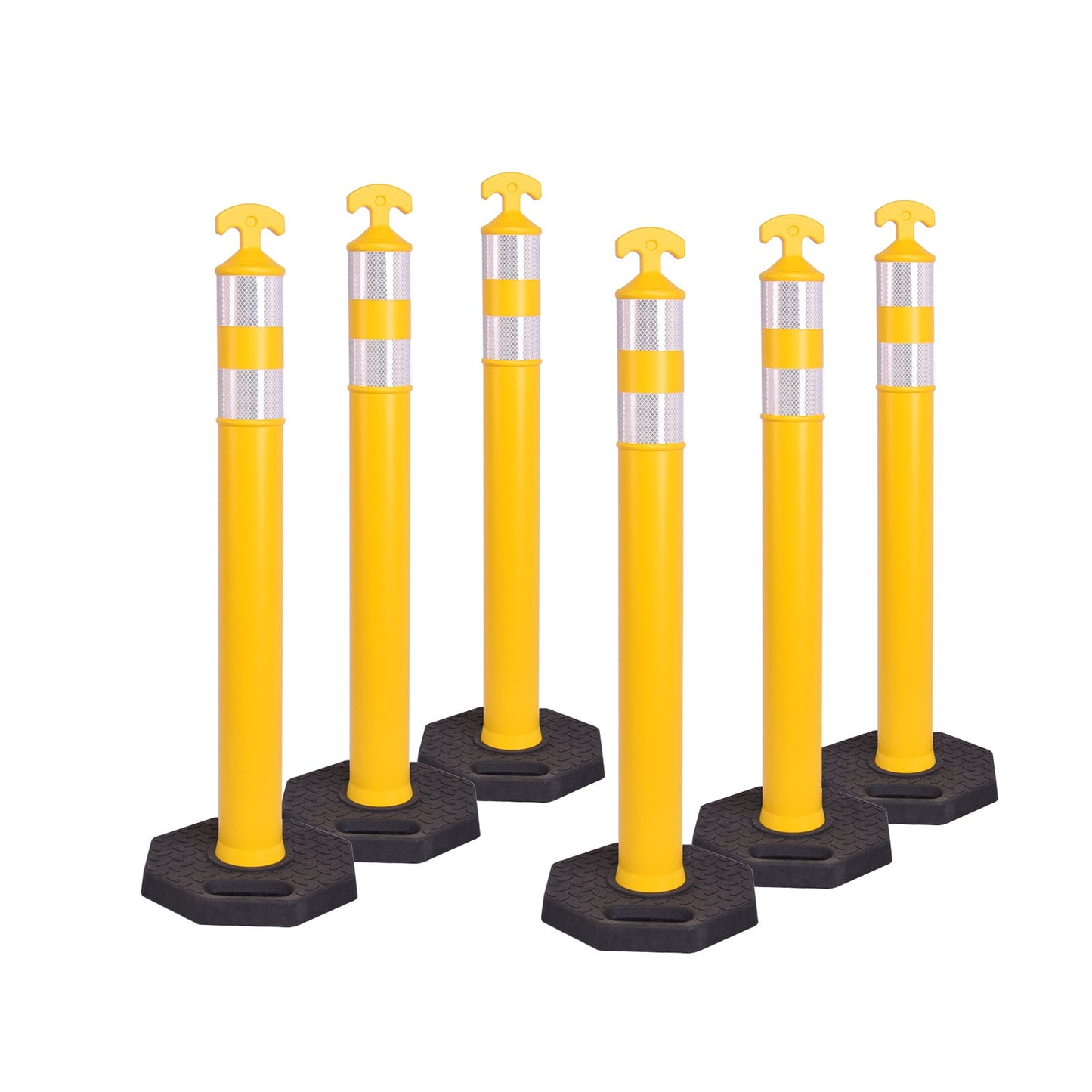 T-Top Delineator Post with Rubber/Water-Filled Base