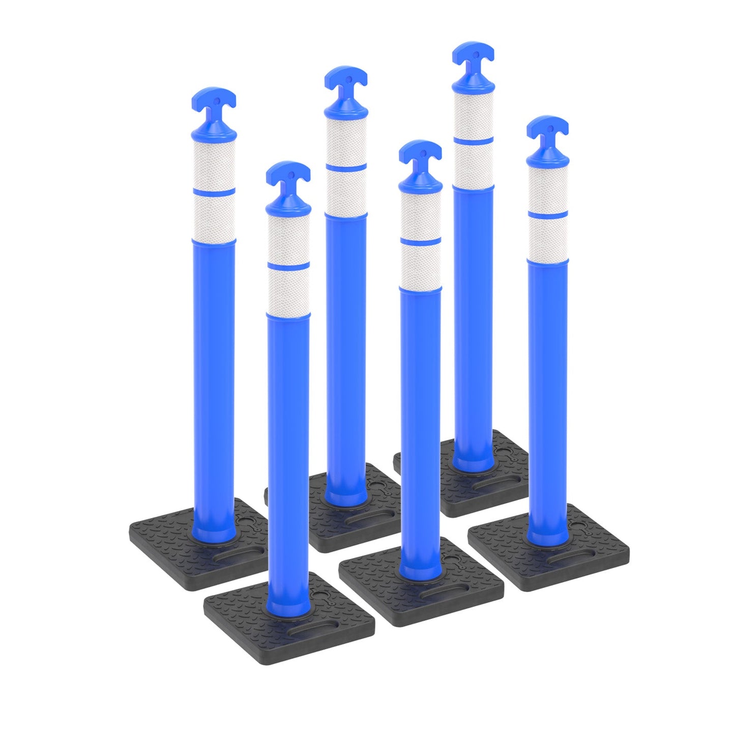 T-Top Delineator Post with Rubber/Water-Filled Base