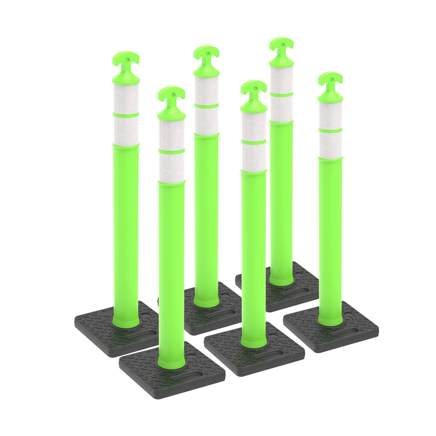 T-Top Delineator Post with Rubber/Water-Filled Base