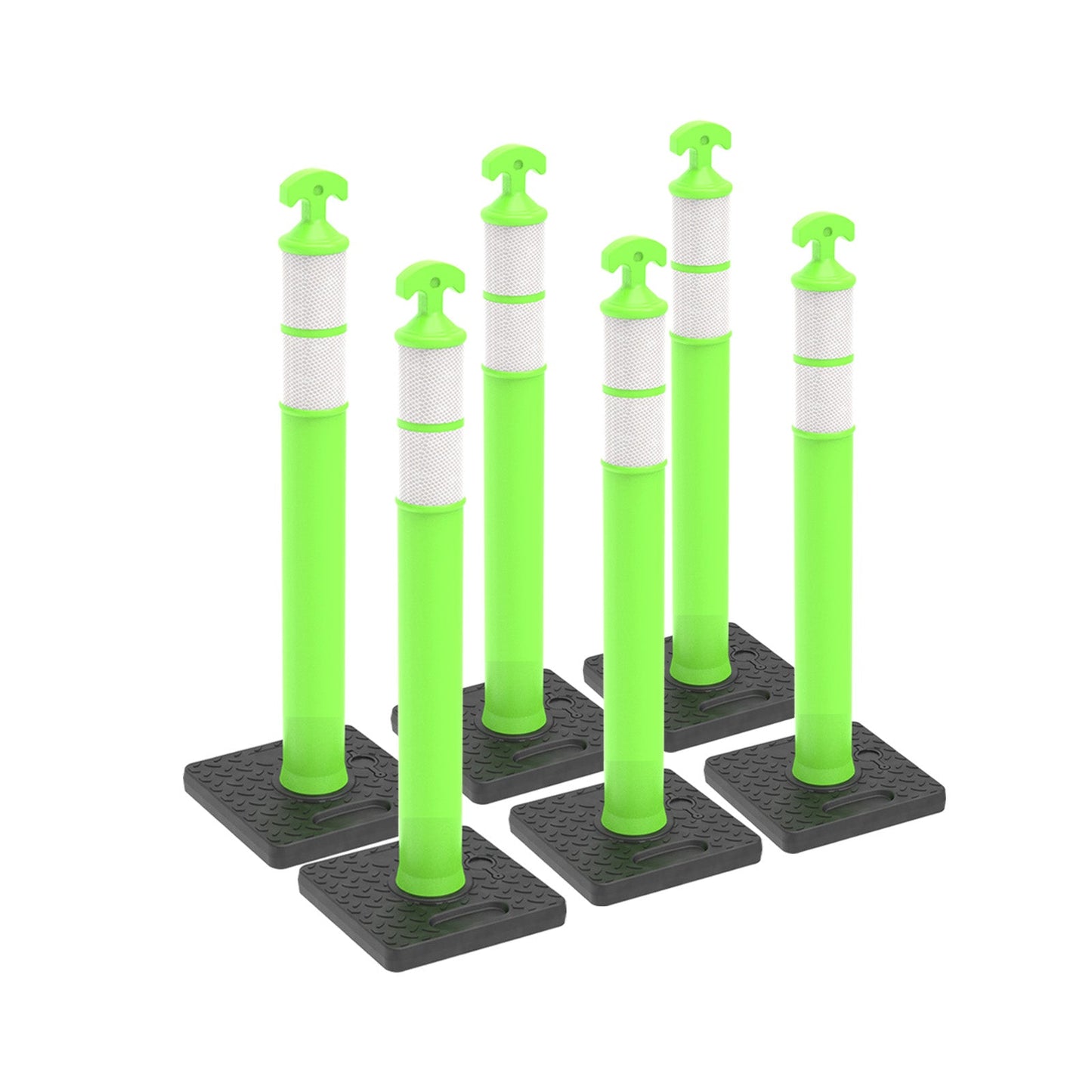 T-Top Delineator Post with Rubber/Water-Filled Base