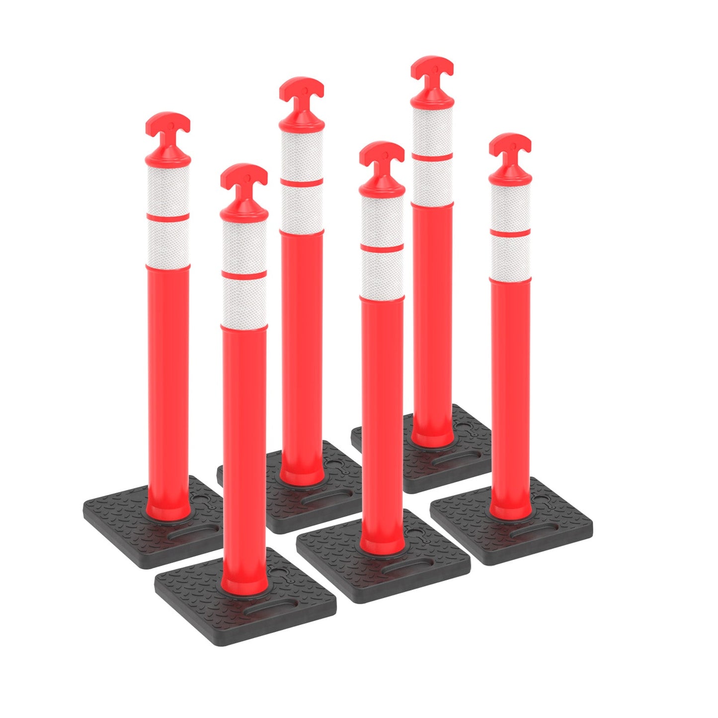 T-Top Delineator Post with Rubber/Water-Filled Base