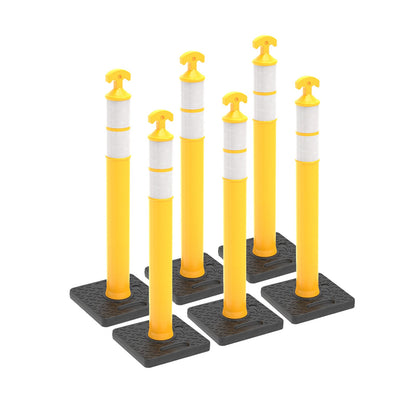 T-Top Delineator Post with Rubber/Water-Filled Base