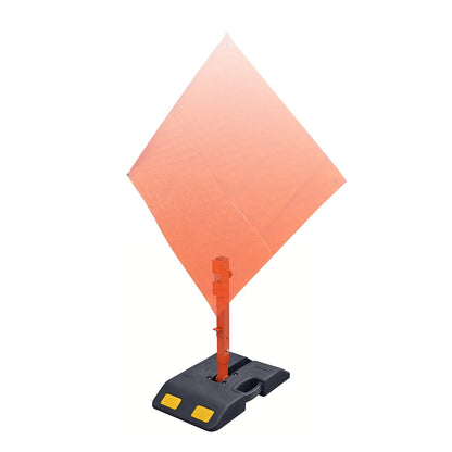 Roll-Up Sign Stand with Weighted Rubber Base