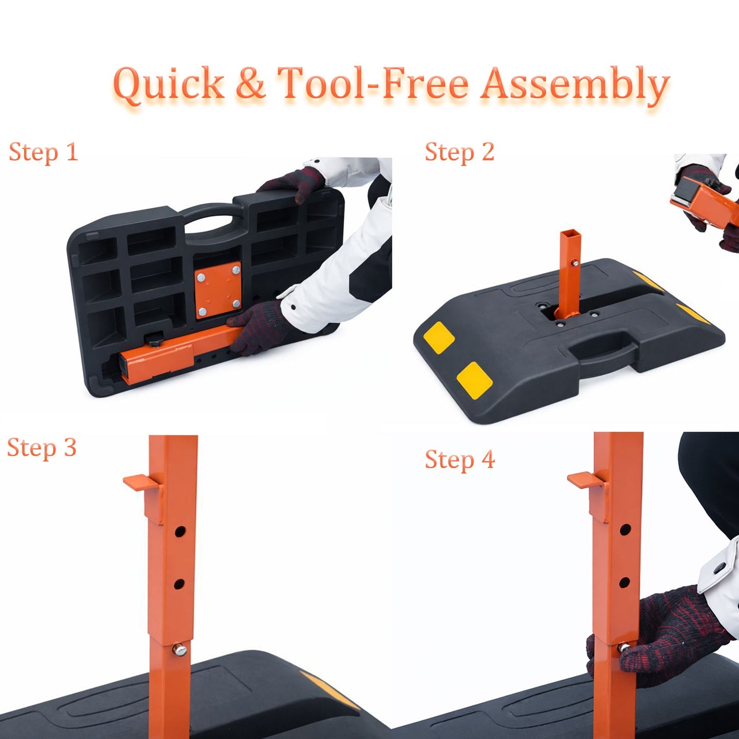 Roll-Up Sign Stand with Weighted Rubber Base