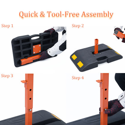 Roll-Up Sign Stand with Weighted Rubber Base
