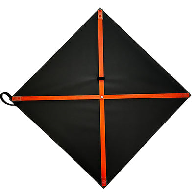 48" Reflective Orange Roll-Up Sign
