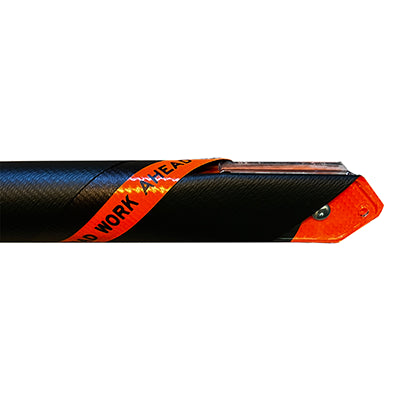 48" Reflective Orange Roll-Up Sign