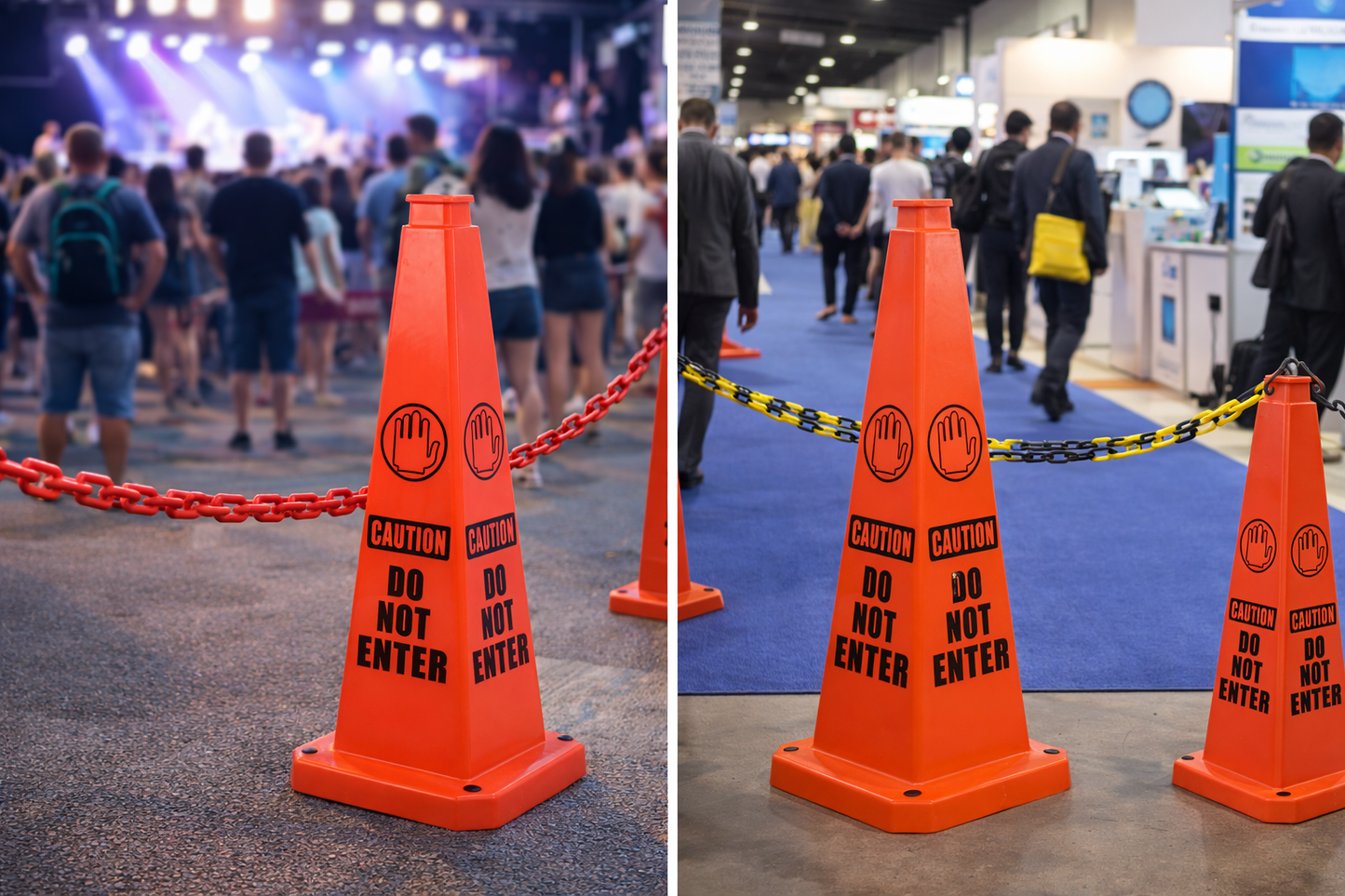 Safety Caution Cone with Handle