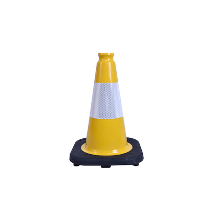 12-36Inch Black Base Traffic Cones with Reflective Stripe