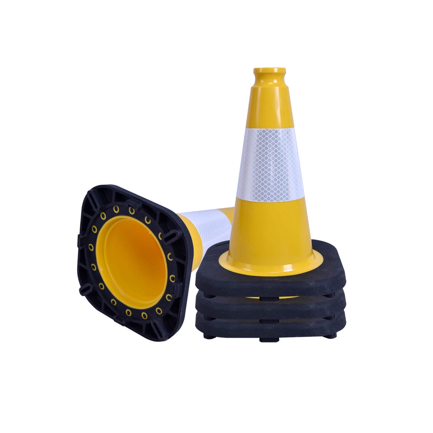 Light Weight Black Base Traffic Cone