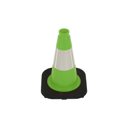 12-36Inch Black Base Traffic Cones with Reflective Stripe
