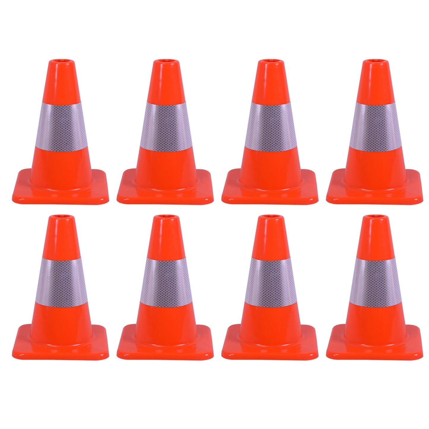 Light Weight Solid Orange Traffic Cone