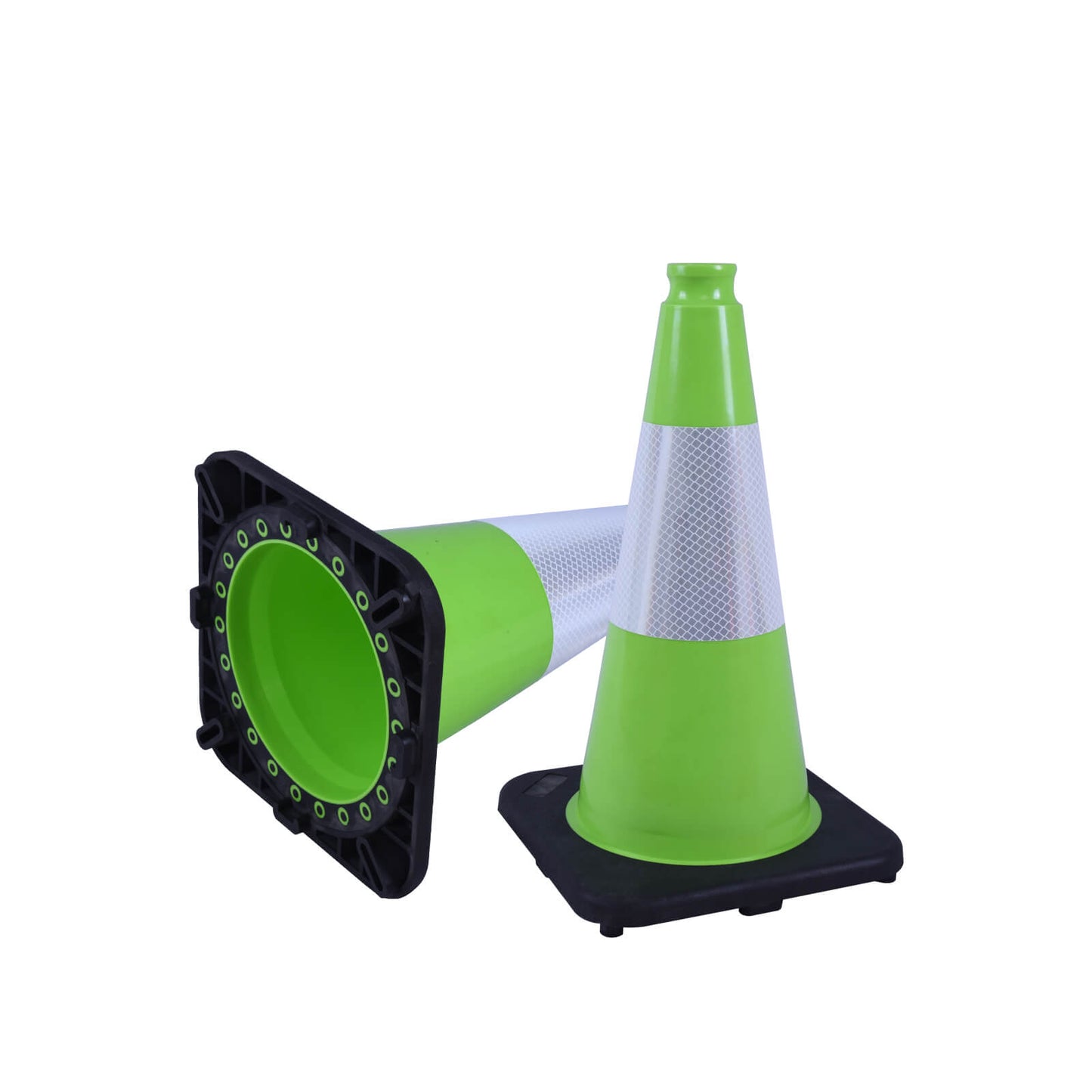 Wide Body MUTCD Black Base Traffic Cone