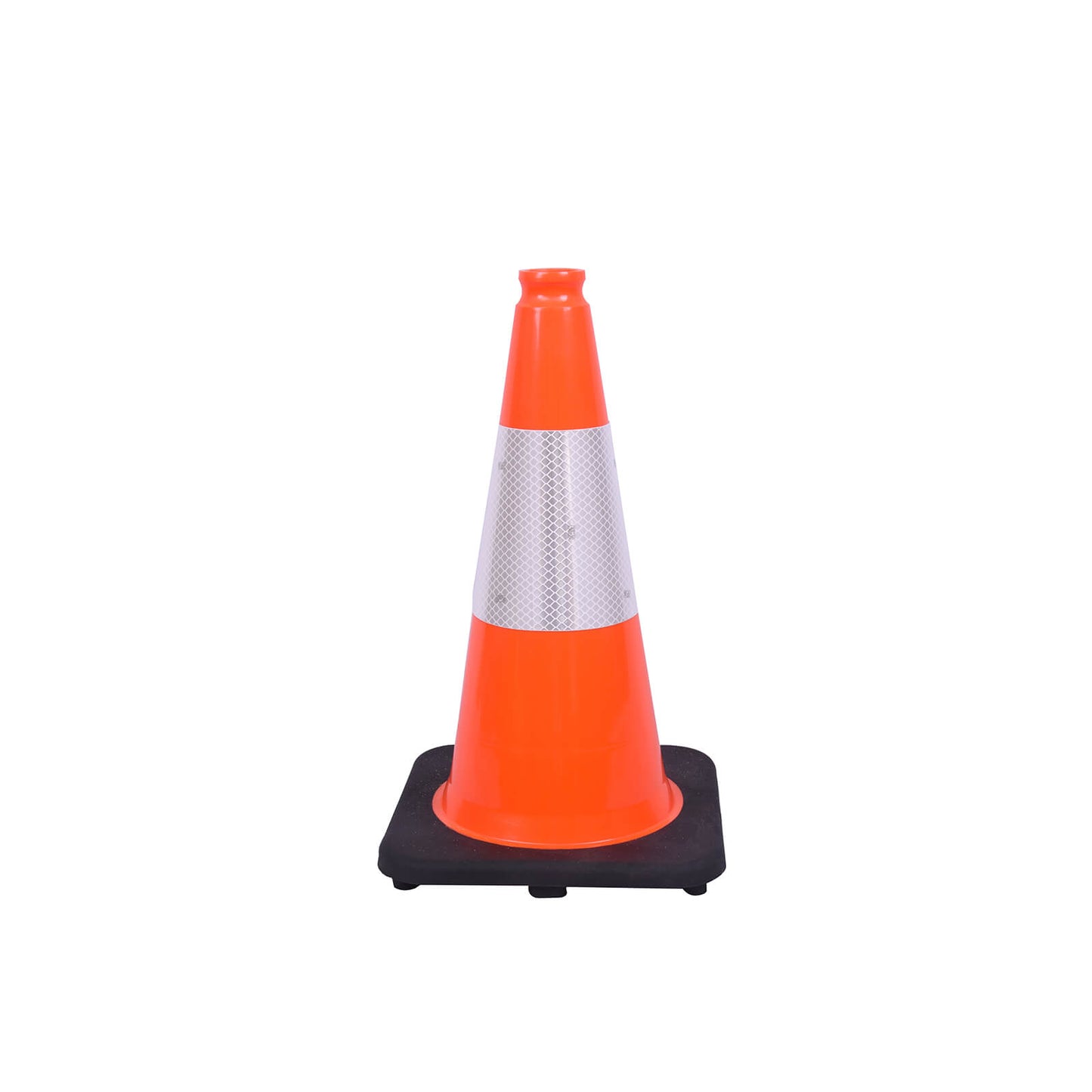 Wide Body MUTCD Black Base Traffic Cone