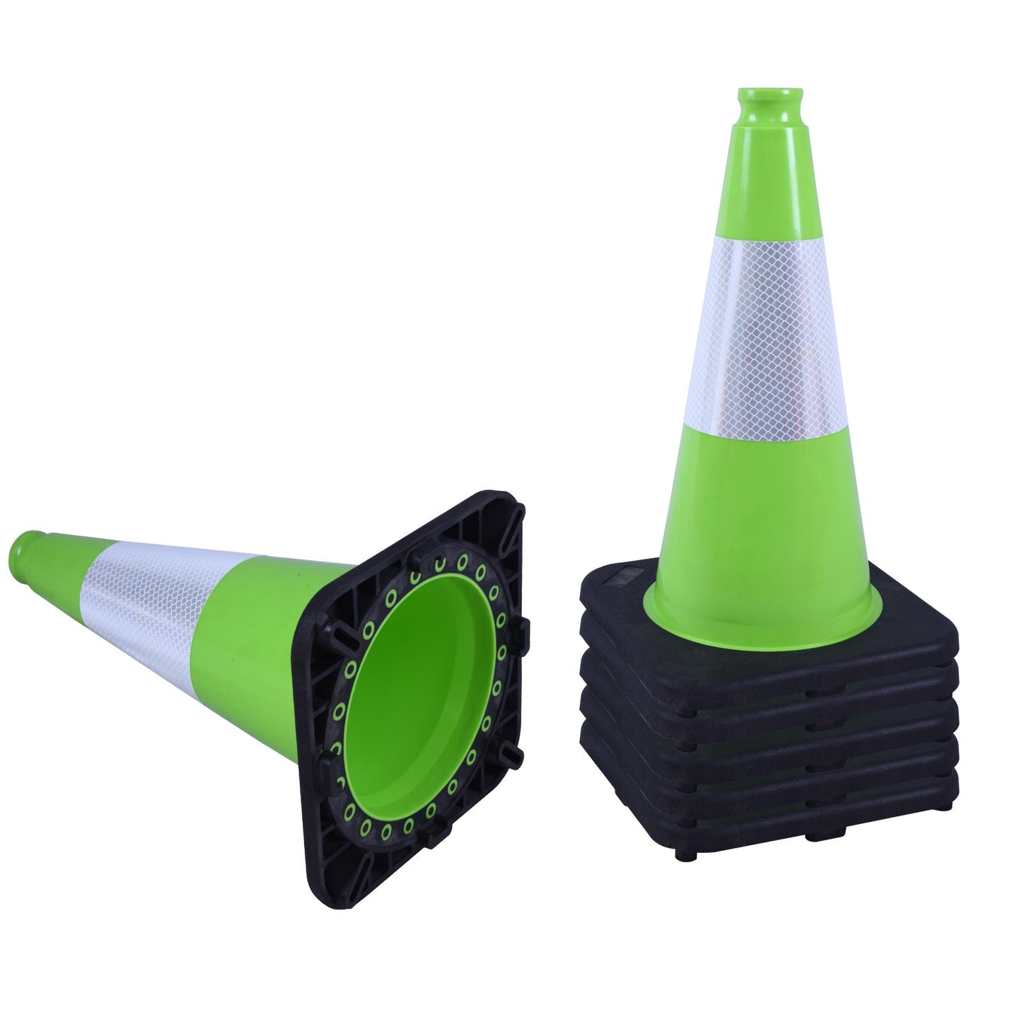 Light Weight Black Base Traffic Cone