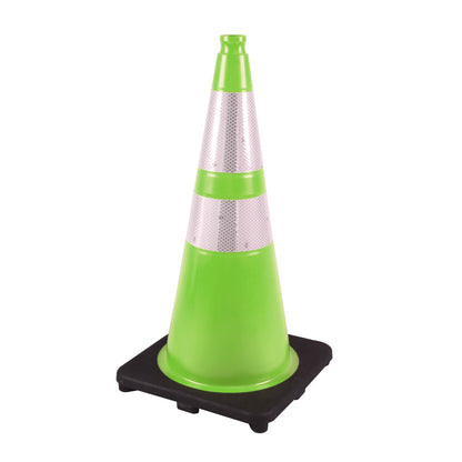 Wide Body MUTCD Black Base Traffic Cone