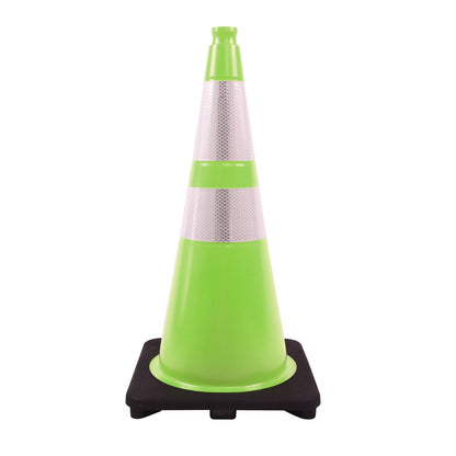 Wide Body MUTCD Black Base Traffic Cone