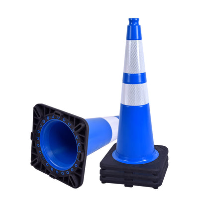 Light Weight Black Base Traffic Cone