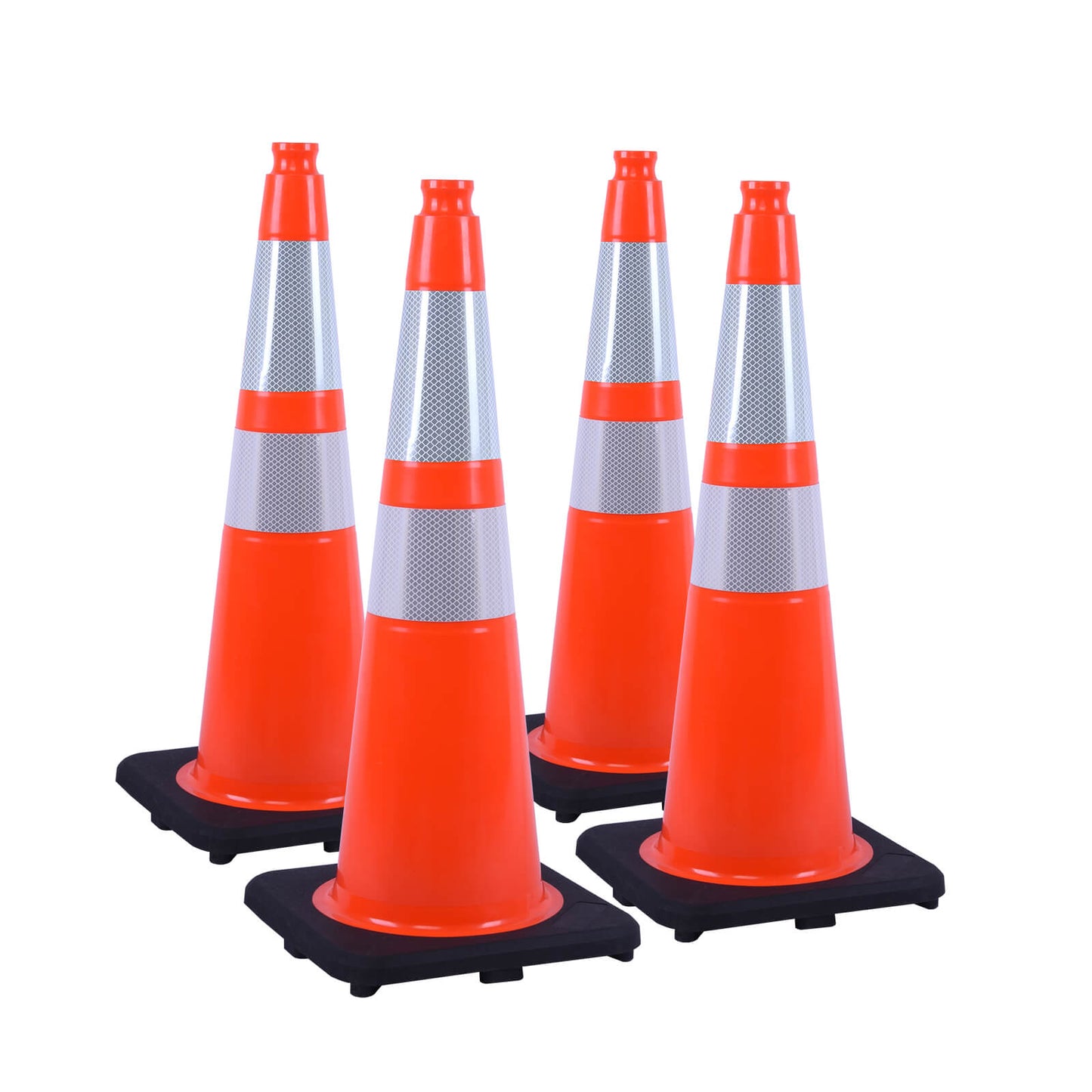 Light Weight Black Base Traffic Cone