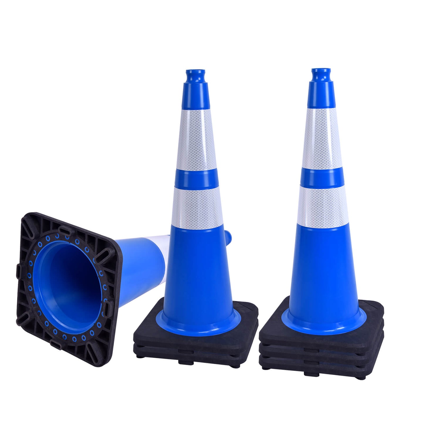 Light Weight Black Base Traffic Cone