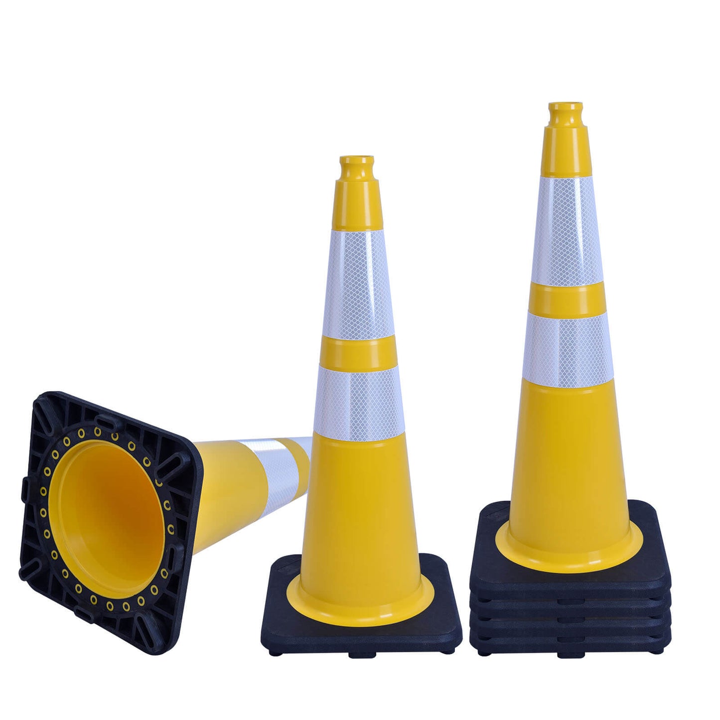 Light Weight Black Base Traffic Cone