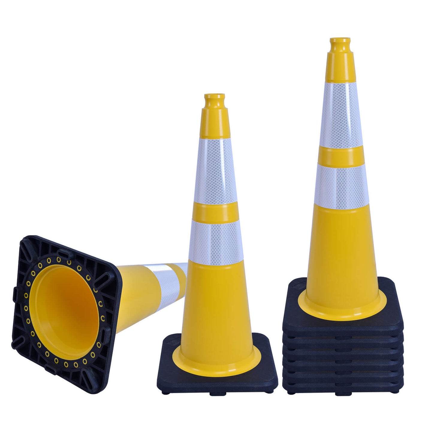 Light Weight Black Base Traffic Cone