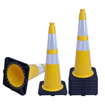 Light Weight Black Base Traffic Cone