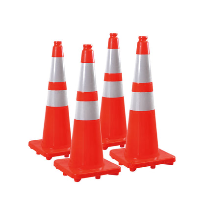 Light Weight Solid Orange Traffic Cone