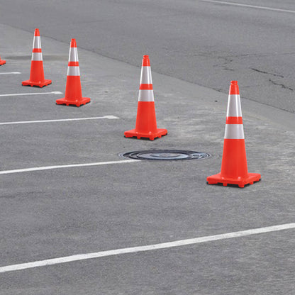 Light Weight Solid Orange Traffic Cone