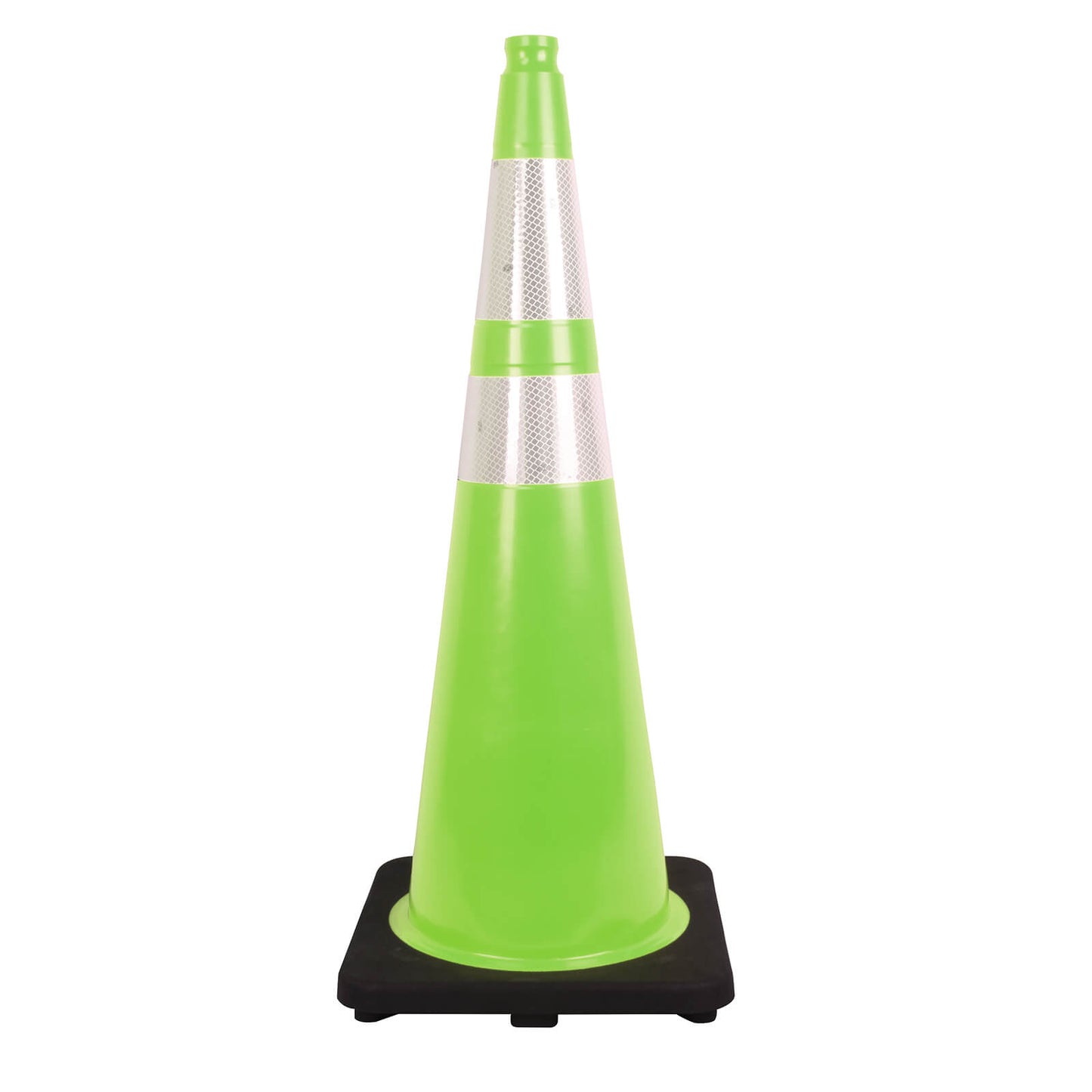 Wide Body MUTCD Black Base Traffic Cone
