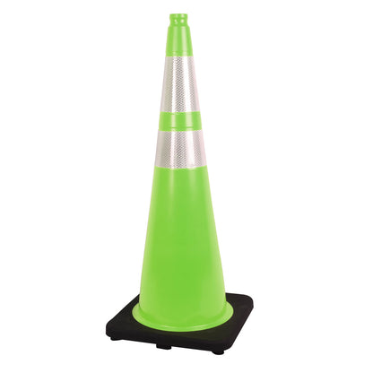 Wide Body MUTCD Black Base Traffic Cone