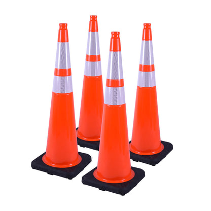 Light Weight Black Base Traffic Cone
