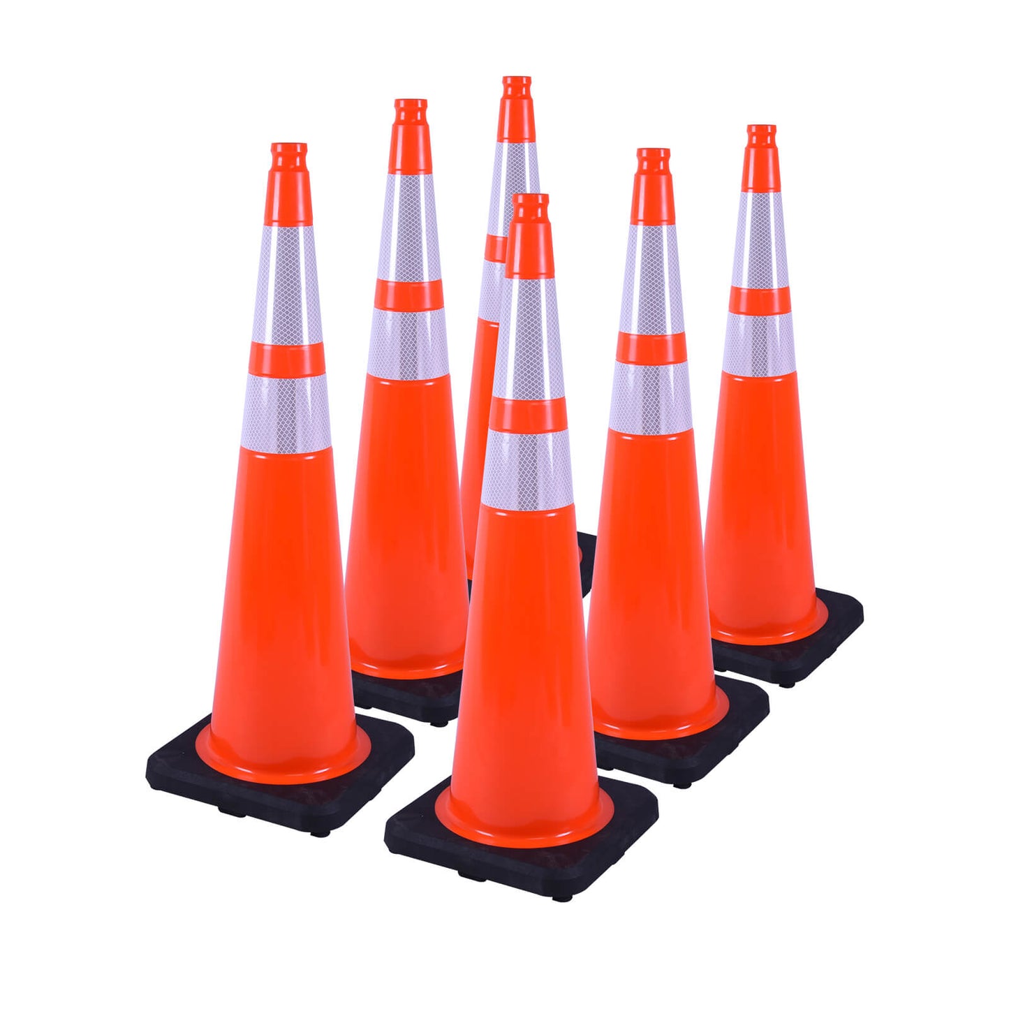Light Weight Black Base Traffic Cone