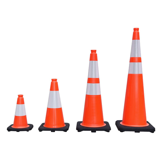 Light Weight Black Base Traffic Cone