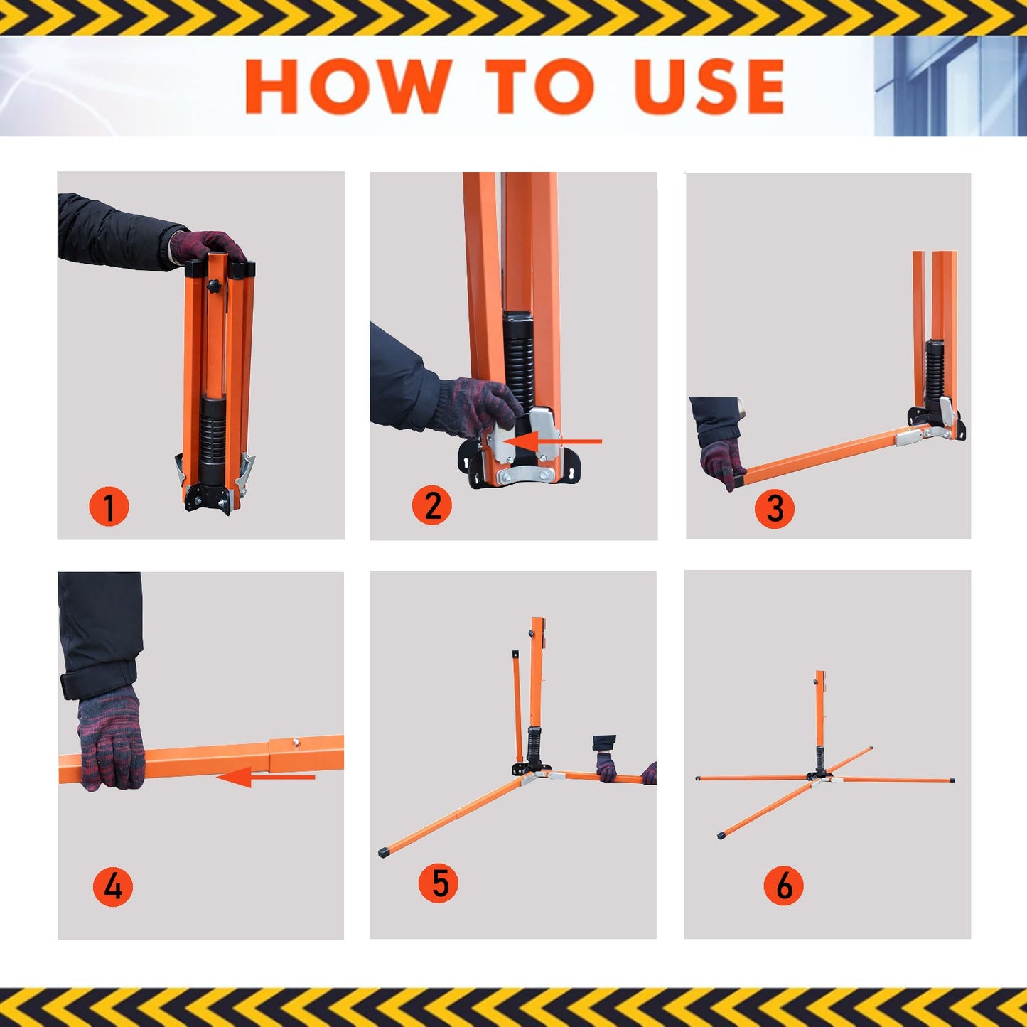 Portable Roll-Up Sign Stand with Spring System