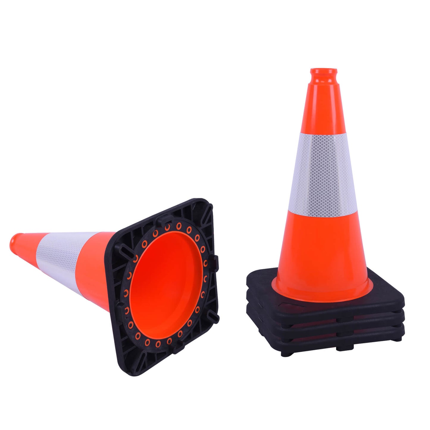 Light Weight Black Base Traffic Cone