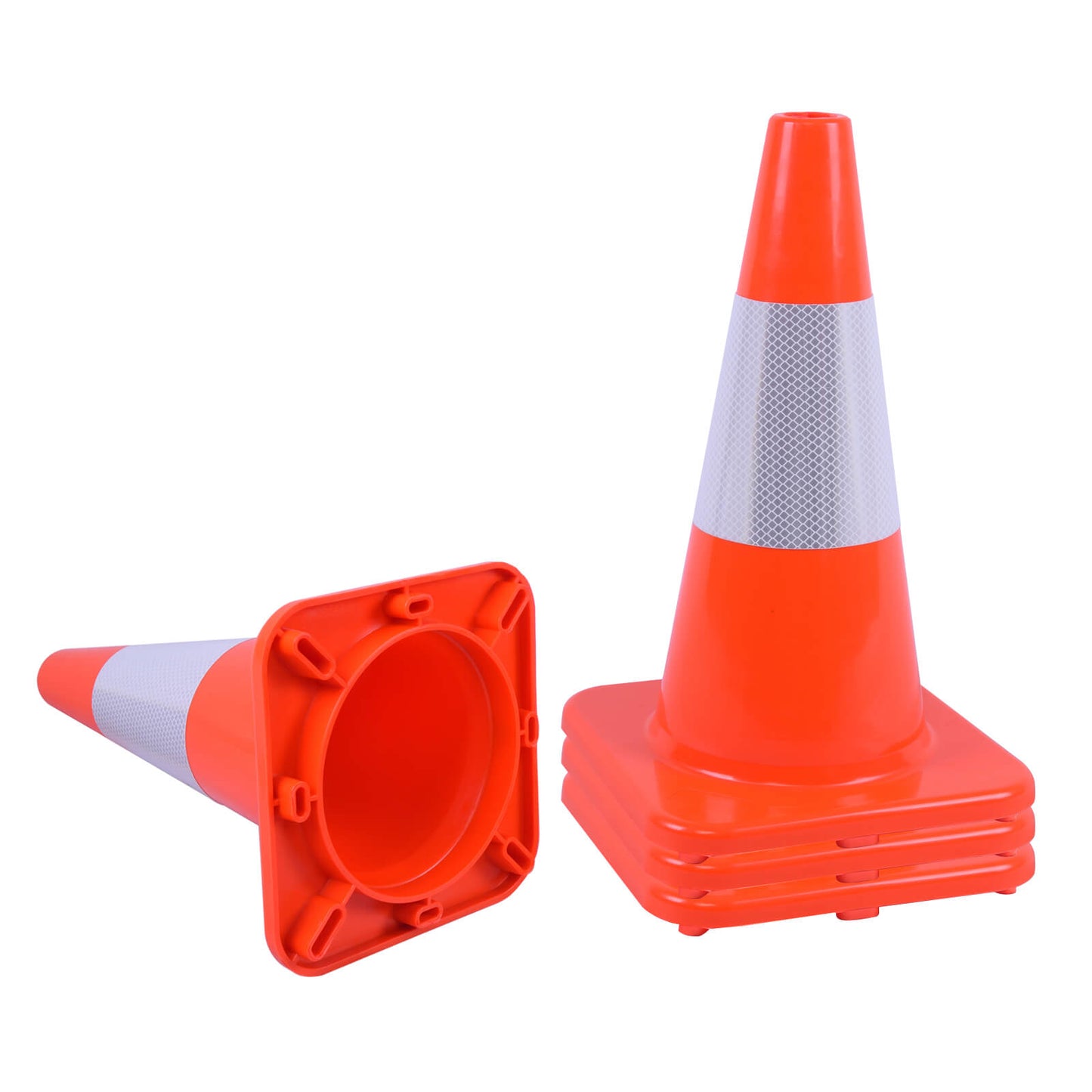 Light Weight Solid Orange Traffic Cone