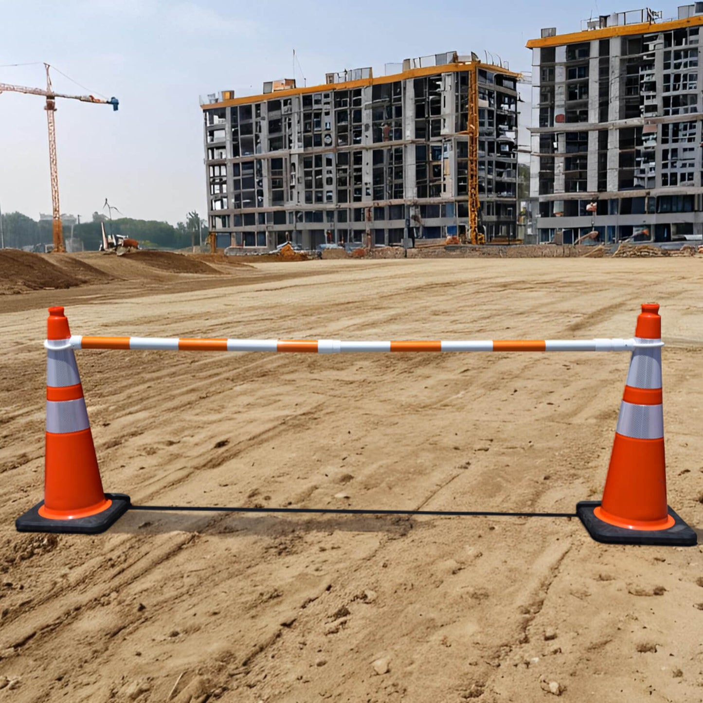 4-9 Ft Traffic Cone Bar 8PCS