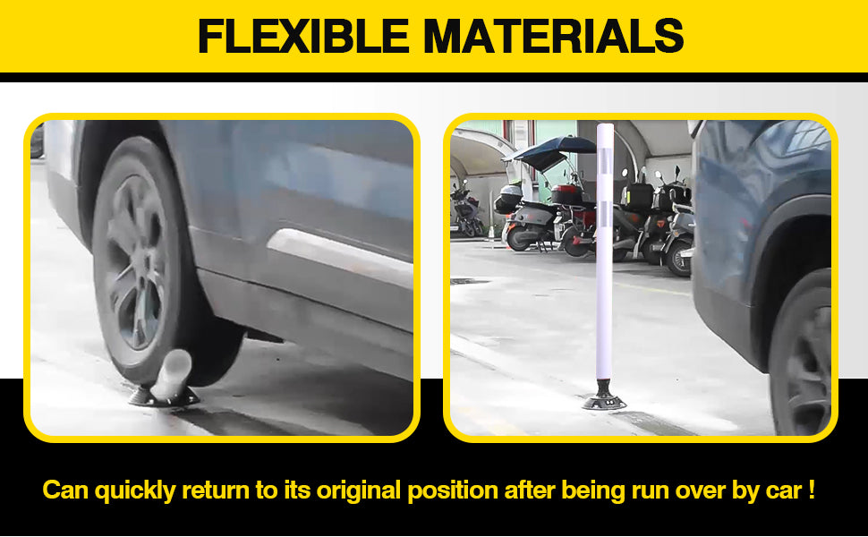 Flexible SpringBack Surface Mount Delineator Post