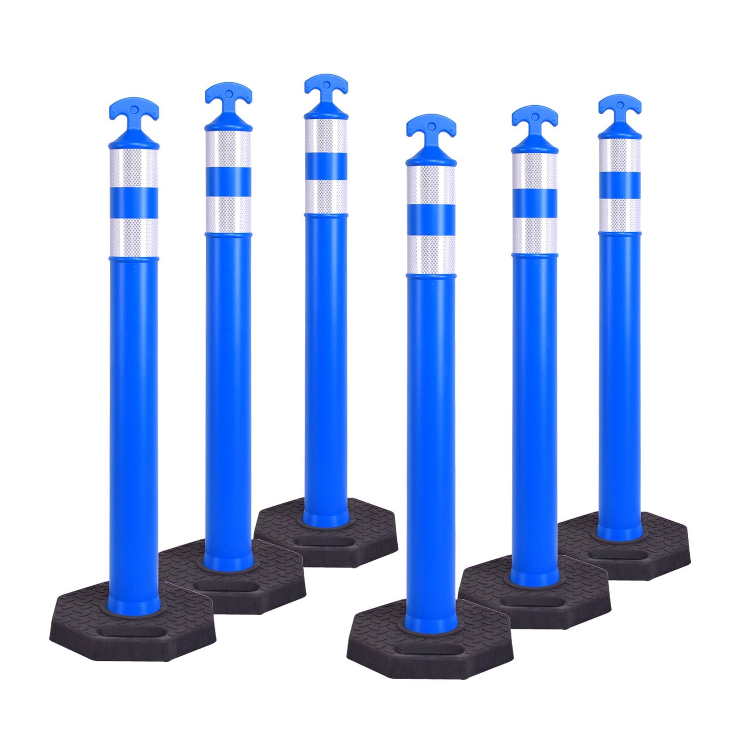 T-Top Delineator Post with Rubber/Water-Filled Base