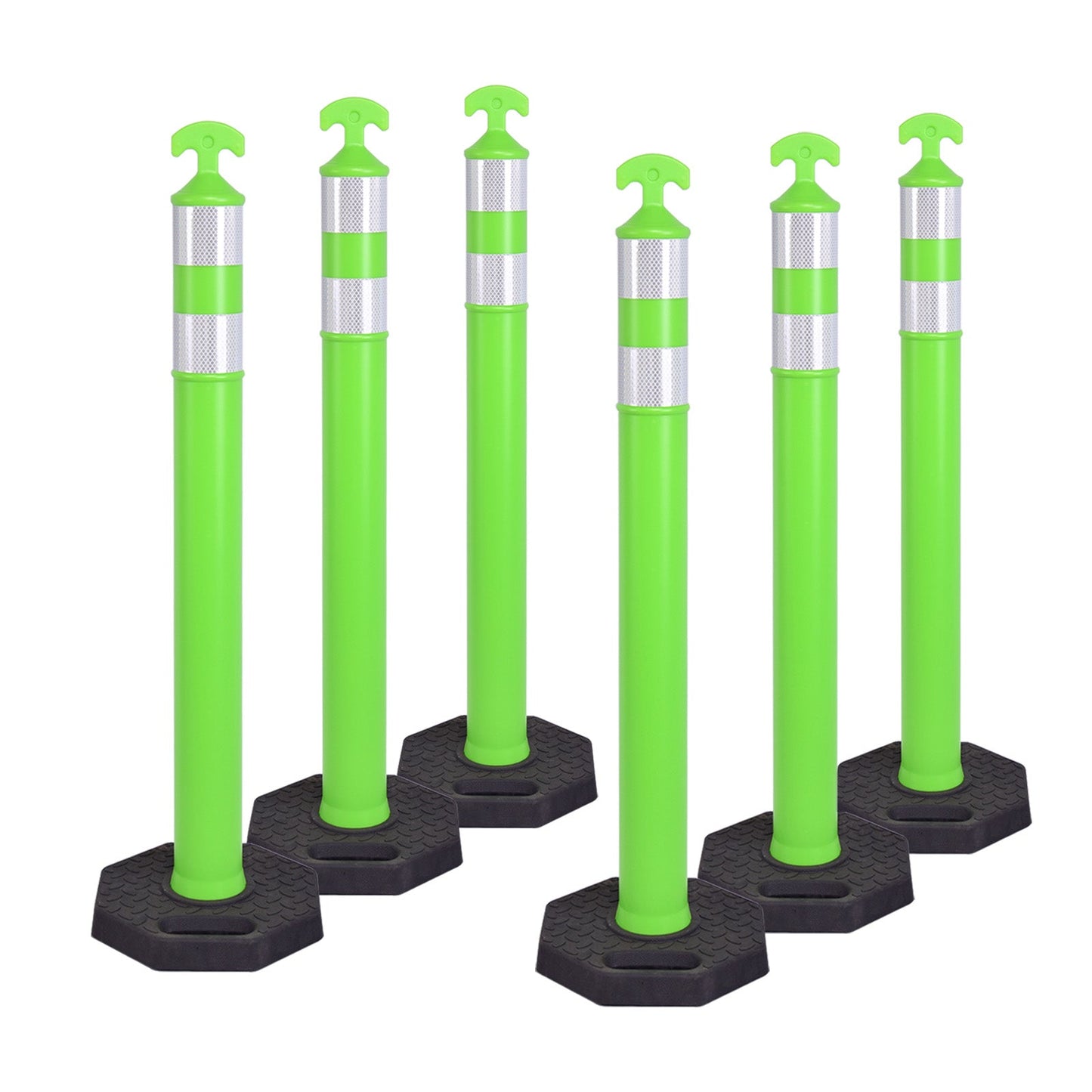 T-Top Delineator Post with Rubber/Water-Filled Base