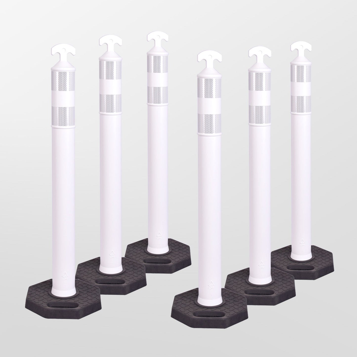 T-Top Delineator Post with Rubber/Water-Filled Base