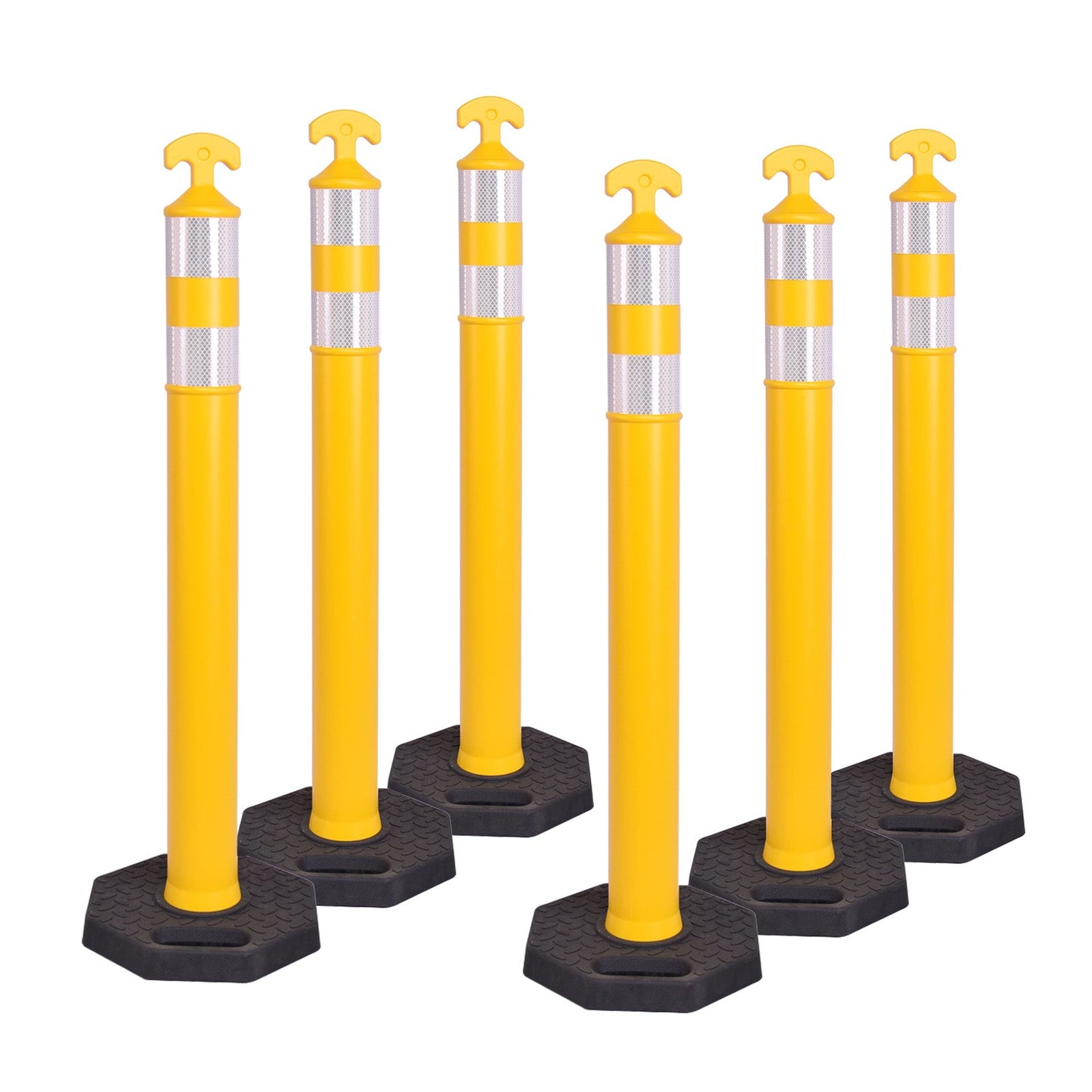 T-Top Delineator Post with Rubber/Water-Filled Base