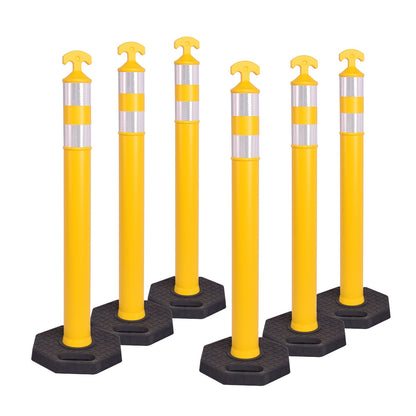 T-Top Delineator Post with Rubber/Water-Filled Base