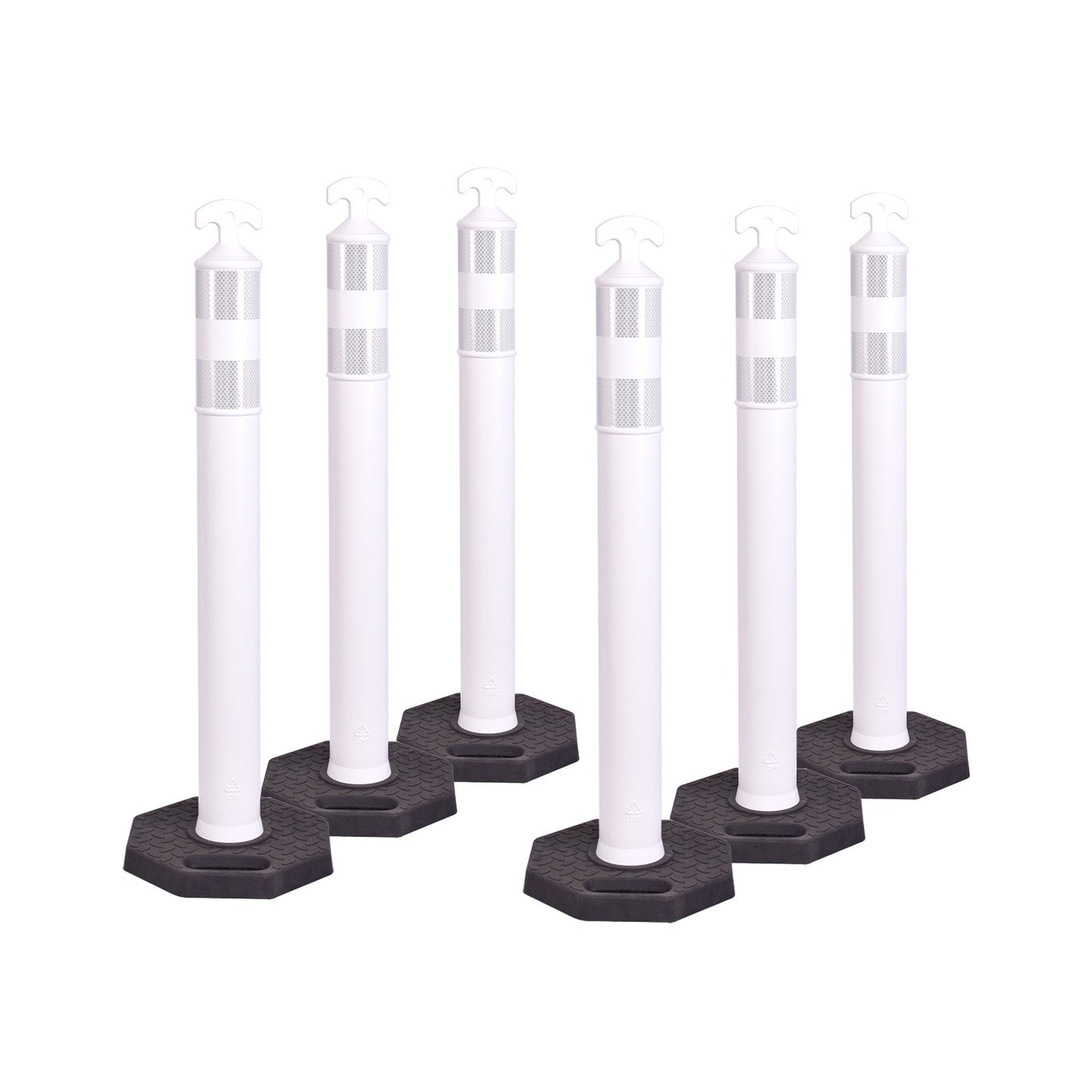 T-Top Delineator Post with Rubber/Water-Filled Base