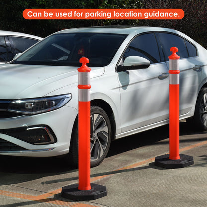 9PCS T-Top Delinetor Post with Base