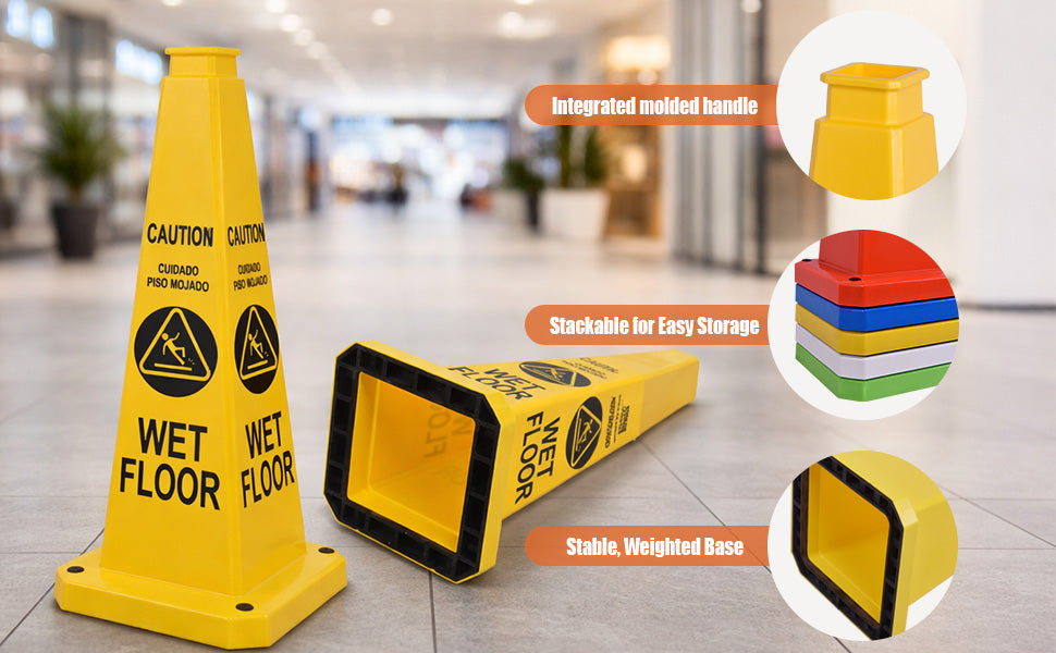 Safety Caution Cone with Handle